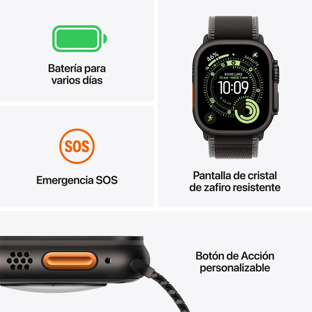 Apple Watch Ultra 3 GPS + Cellular | Caja de aluminio de 49mm